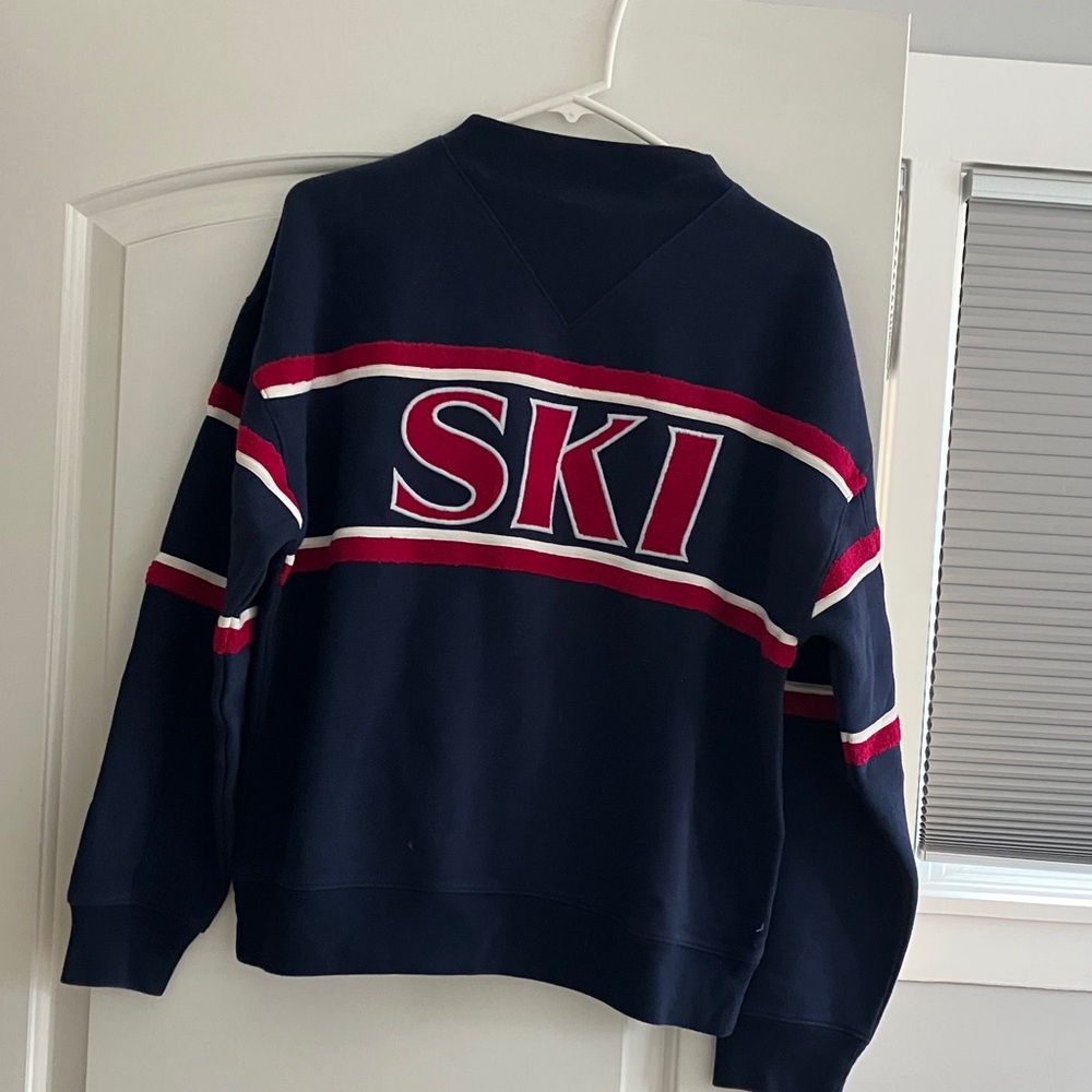 J. Crew Heritage fleece "Ski" graphic sweatshirt - Picture 4 of 4